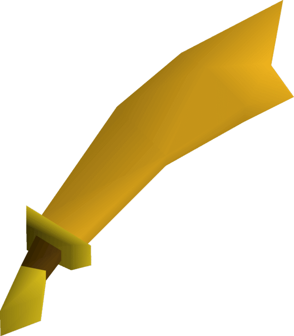 Gilded scimitar