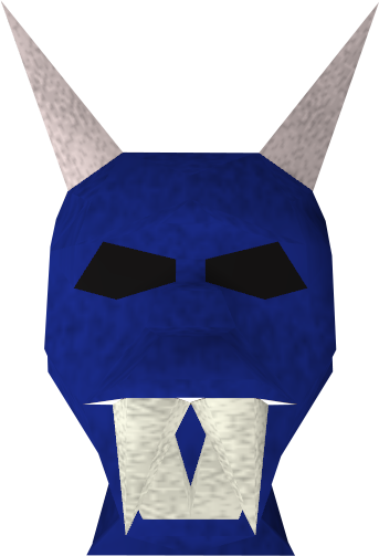 Blue Halloween Mask