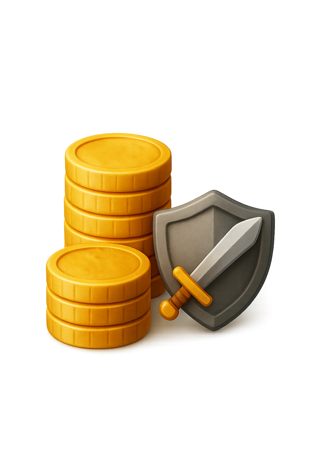 Secure OSRS gold transaction illustration with glowing shield and coins