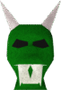 Green Halloween Mask